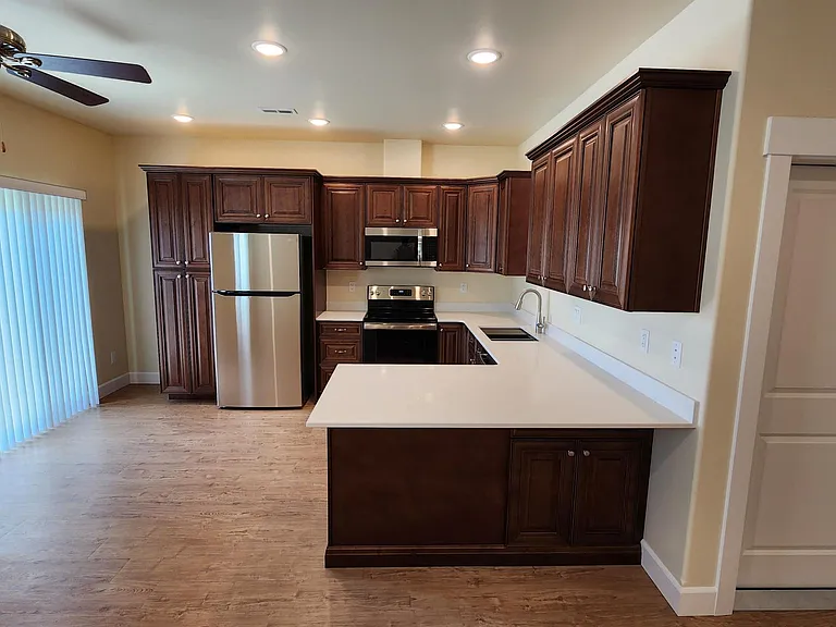 View of Kitchen from Living Room