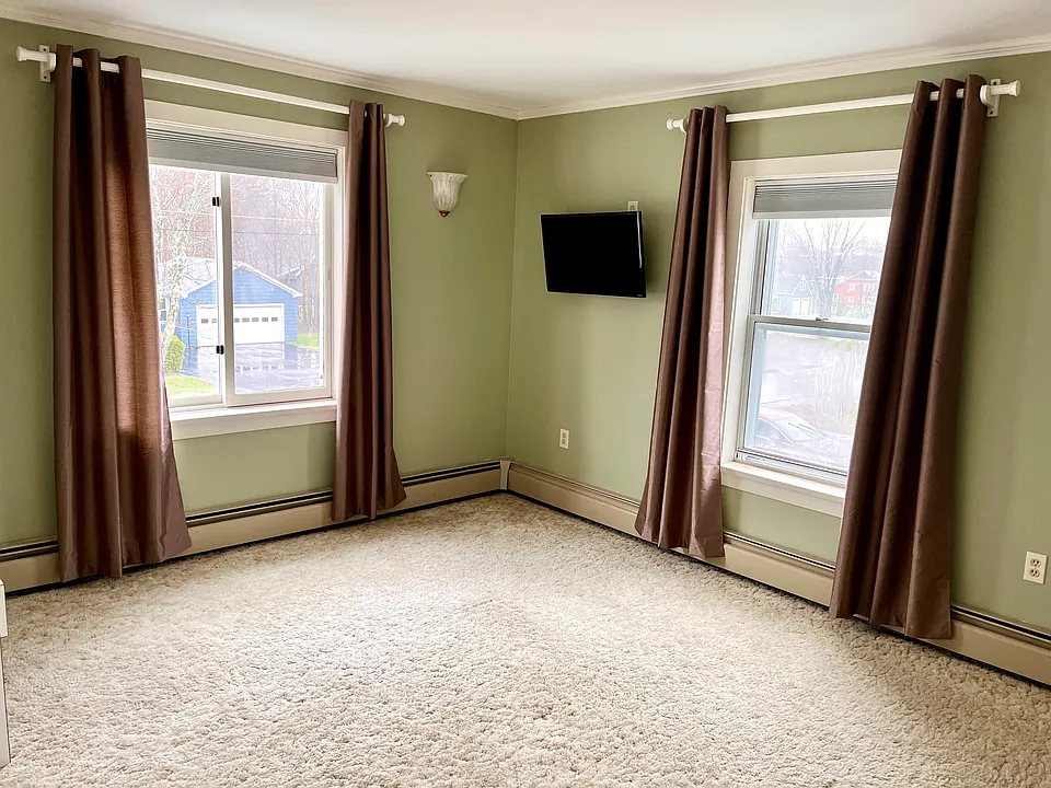 Bedroom includes a closet and another built in storage area.