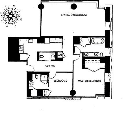 2nd image of 20 W 53rd St #25A