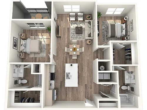 Floor plan B1b