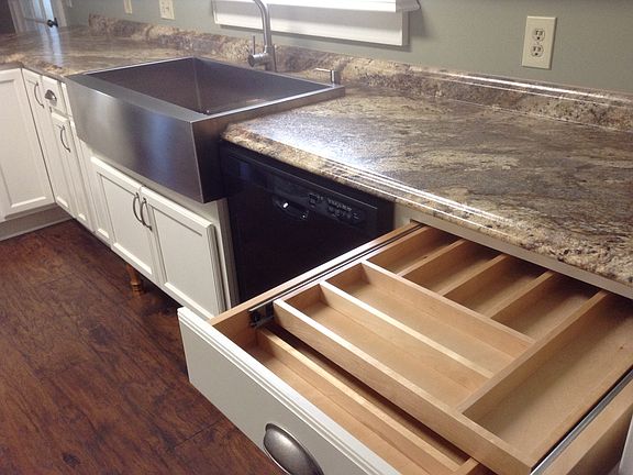 Double Sliding Utensil Tray