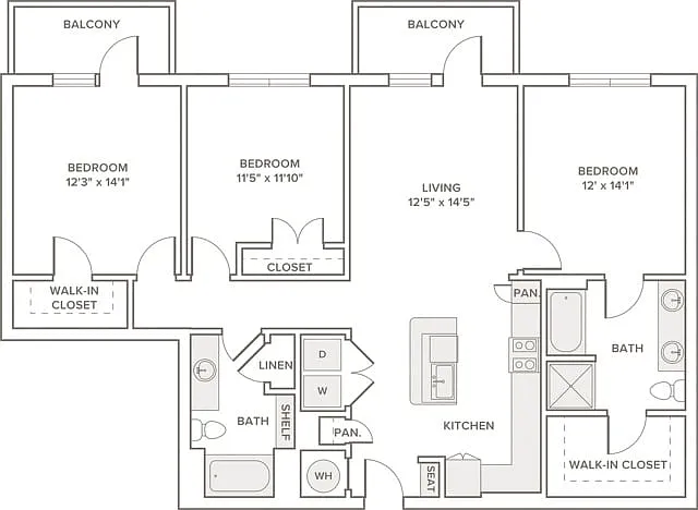Floor plan C01
