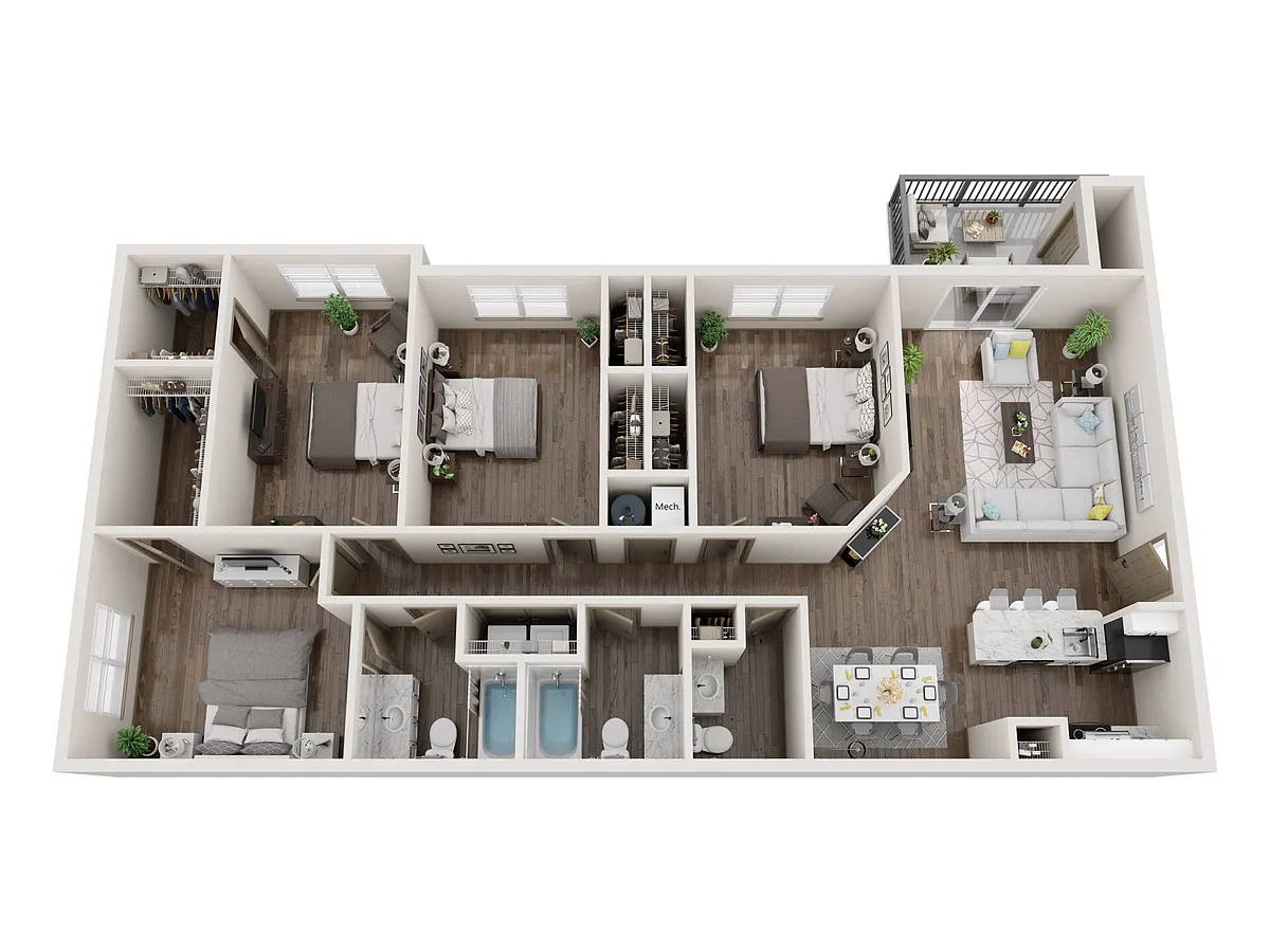 Floor plan Mulberry