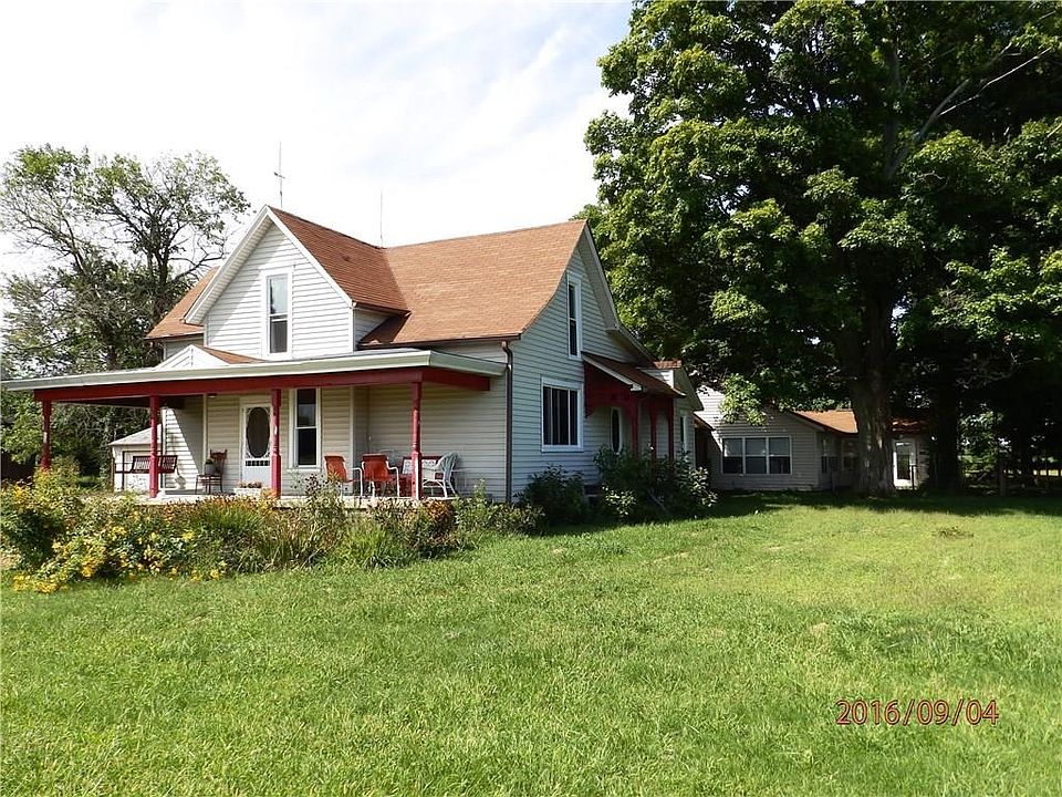 Main farm house is 4BR or 3BR/office; new windows, new insulation, well & septic; refinished hardwoods.