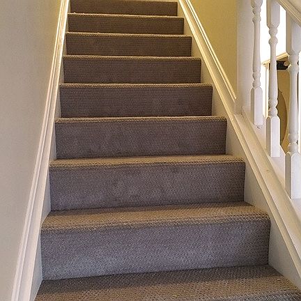 Upper stairs (new carpet)