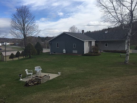 Side view - fireplace