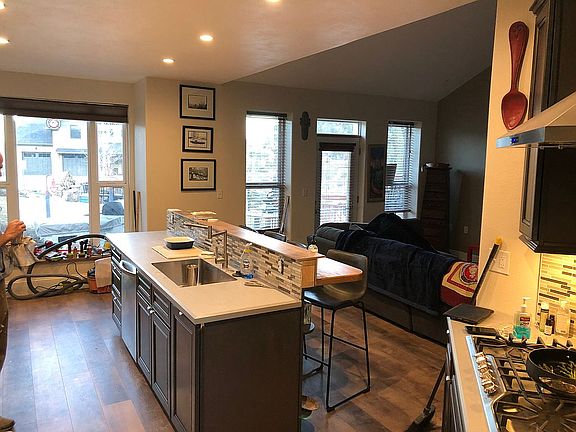 Open concept kitchen