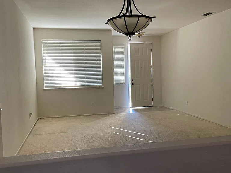 Main door to the living room.