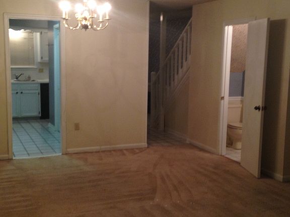 living/dining room view