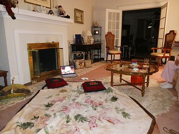 LIVING ROOM AND   FIREPLACE