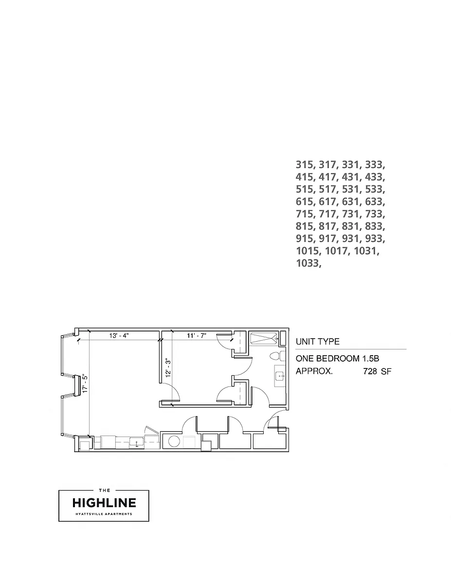 Floor plan Aria