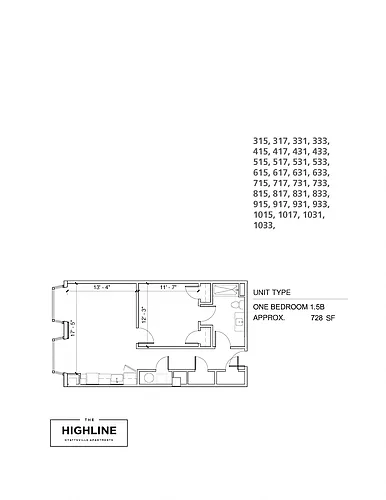 Floor plan Aria