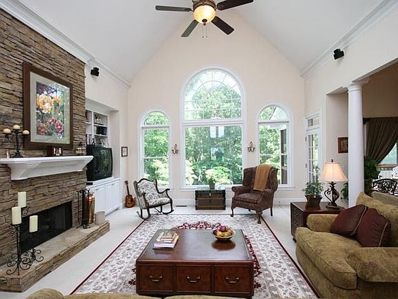 Living Room with Fireplace