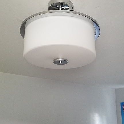 Light fixture in bedroom #2