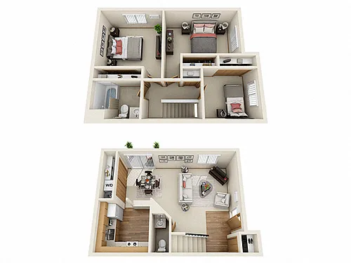 Floor plan 3 Bed 1.5 Bath