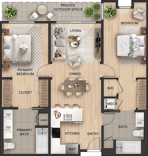 Floor plan B2