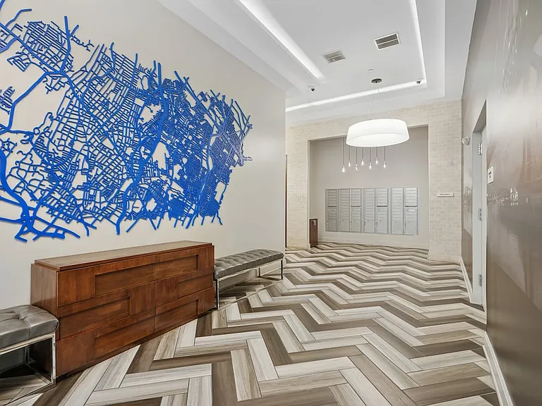 Lobby and mail center