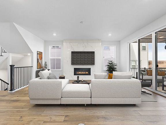 Homesite 3707 Great Room - Virtually Staged