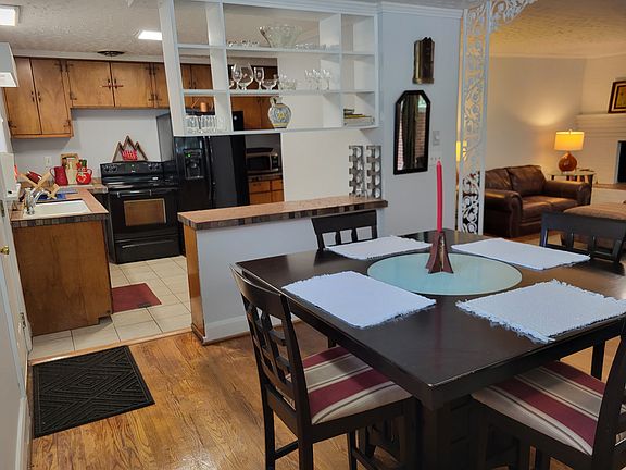 Kitchen as seen from dining room