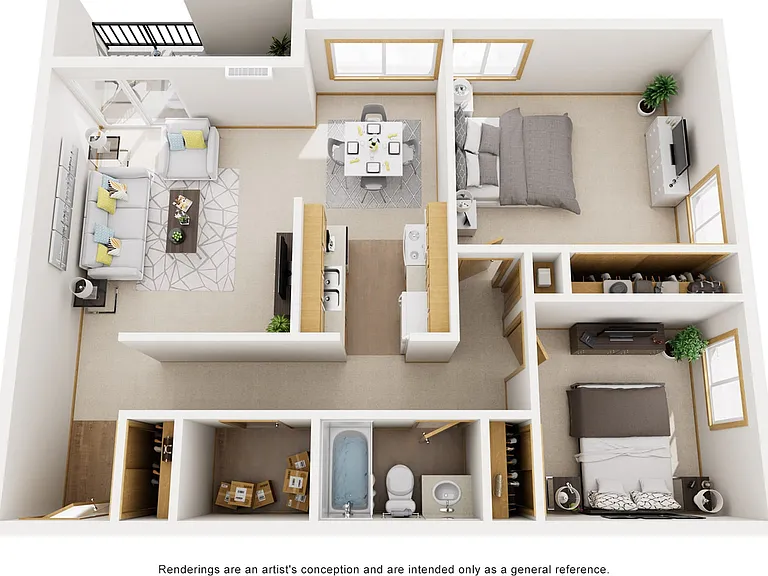 The Oaks_2 Bed_D The Oaks_2 Bed_D