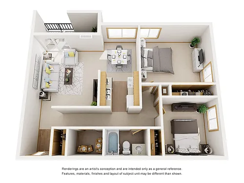 Floor plan E 2X1