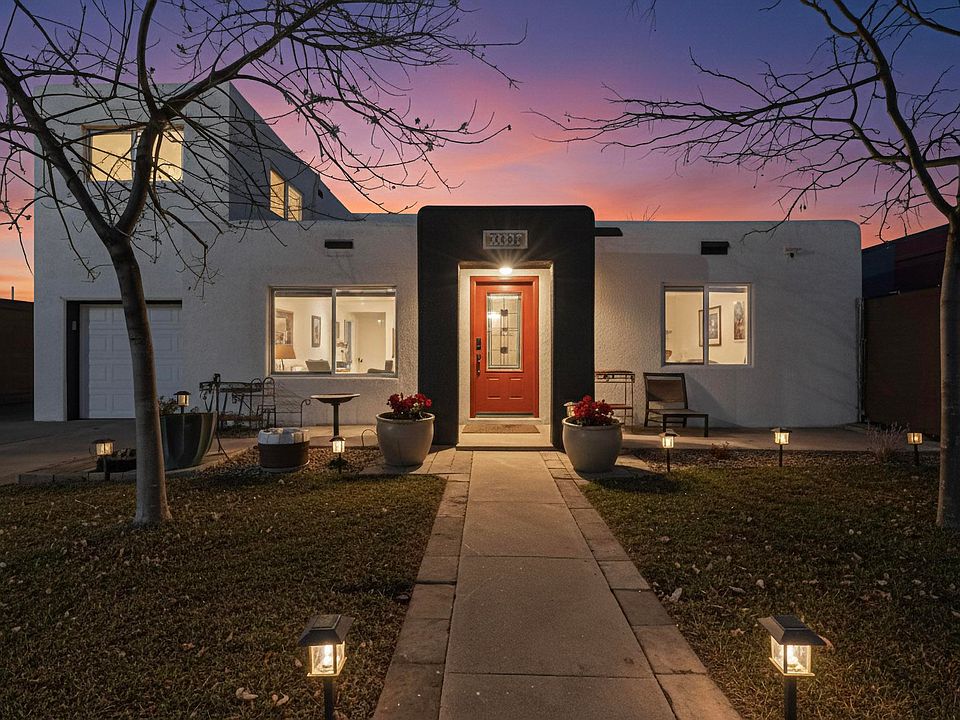 Front door at sunset!