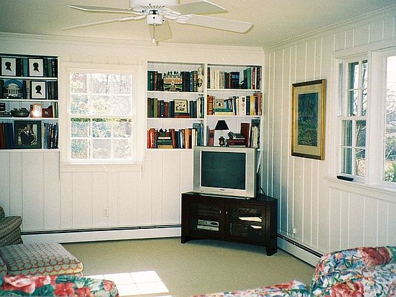 Family Room with built-ins