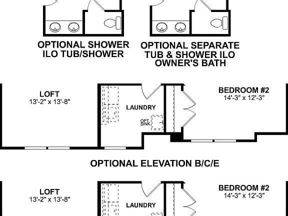 Draper II Second Floor Options