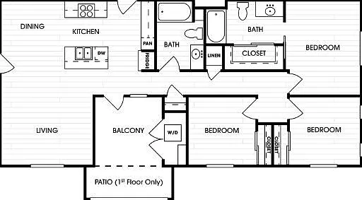 C1 floor plan The Charlie Perris