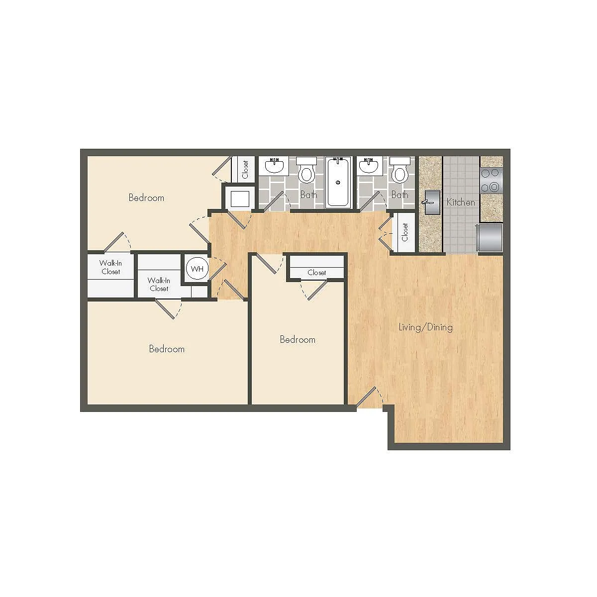 Floor plan 3AR