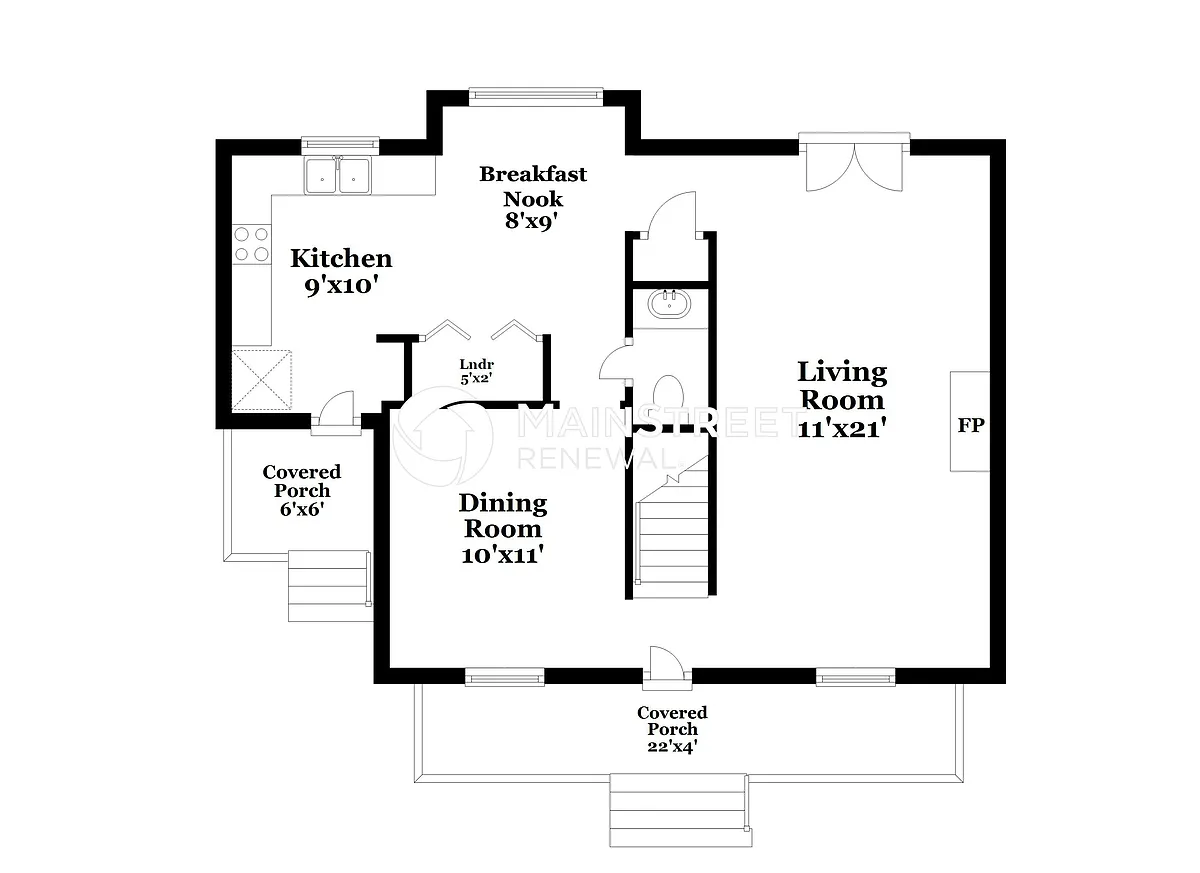 Floor Plan - 7210 Justin Dr