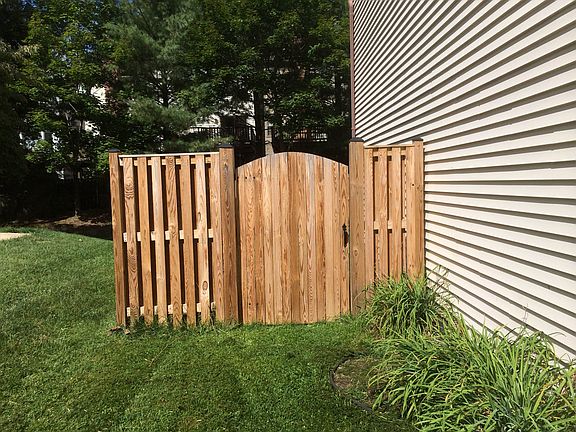 Backyard entrance