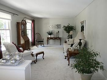 The living room is ready for your personal style.