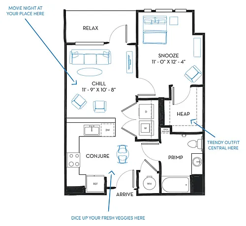 Floor plan G1X1A
