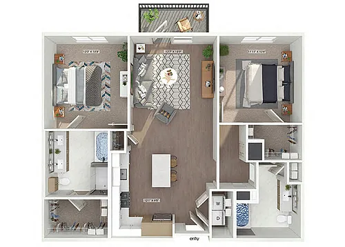 Floor plan B3