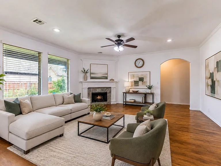 With furniture view