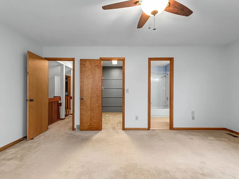 Primary bath and walk in closet