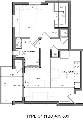 Floor plan TYPE G1