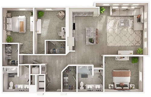 Floor plan B21