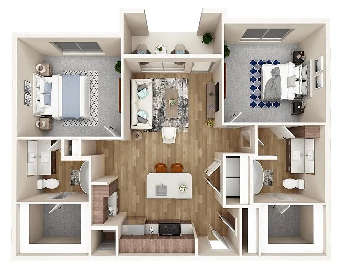 Floor plan B1