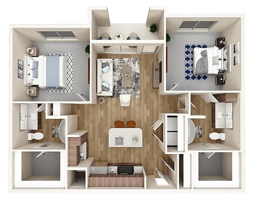 Floor plan B1