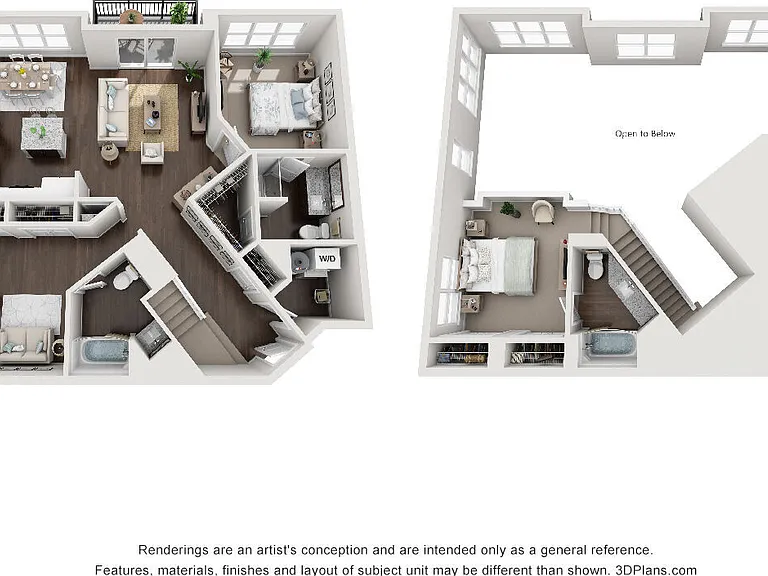 Loft 4 floor plan The Carson