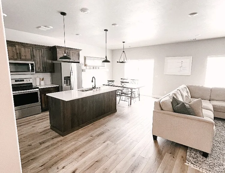 Kitchen View from Entry Hall