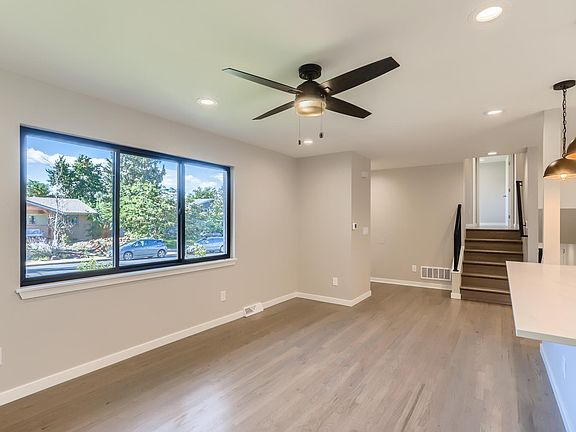 Family room and stairs to upper level.