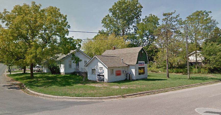 Corner with house and store