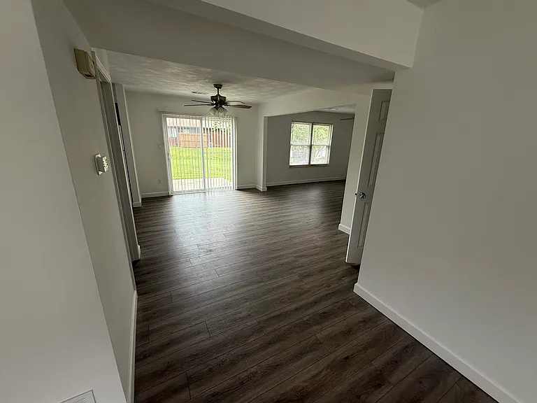 View of dining room from front living room