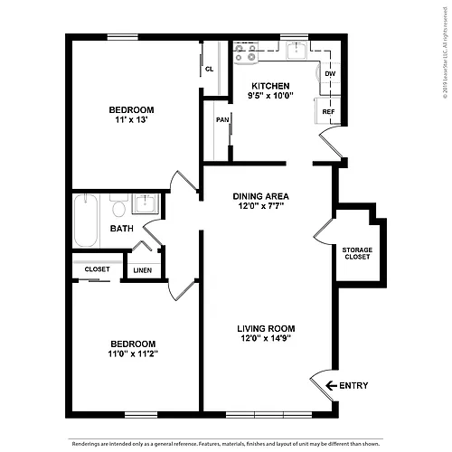 Floor plan The Jamestown