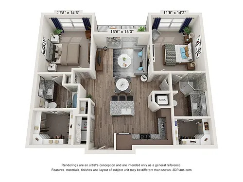 Floor plan B2