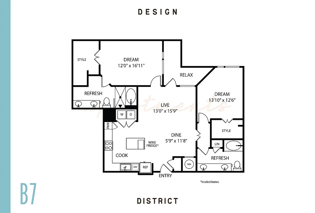 Floor plan B7