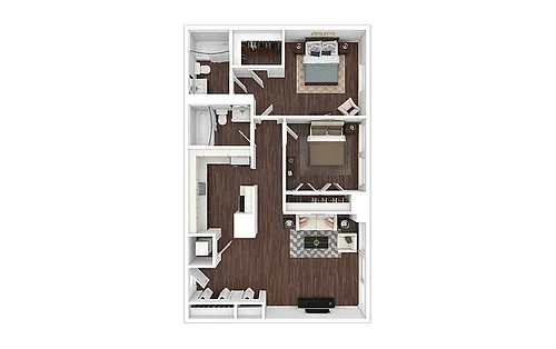 Floor plan B5 - Renovated